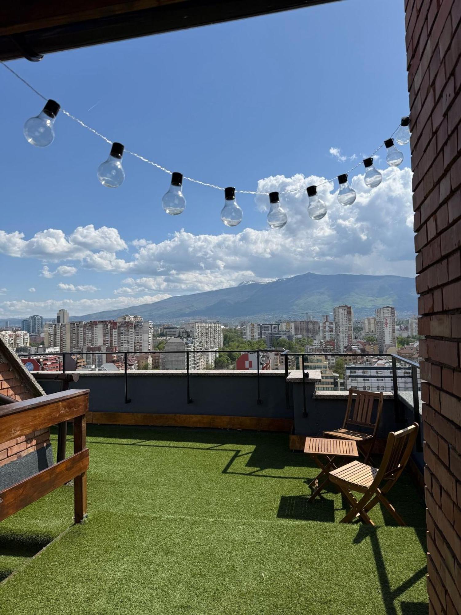 Rooftop City Loft Sofia Ngoại thất bức ảnh